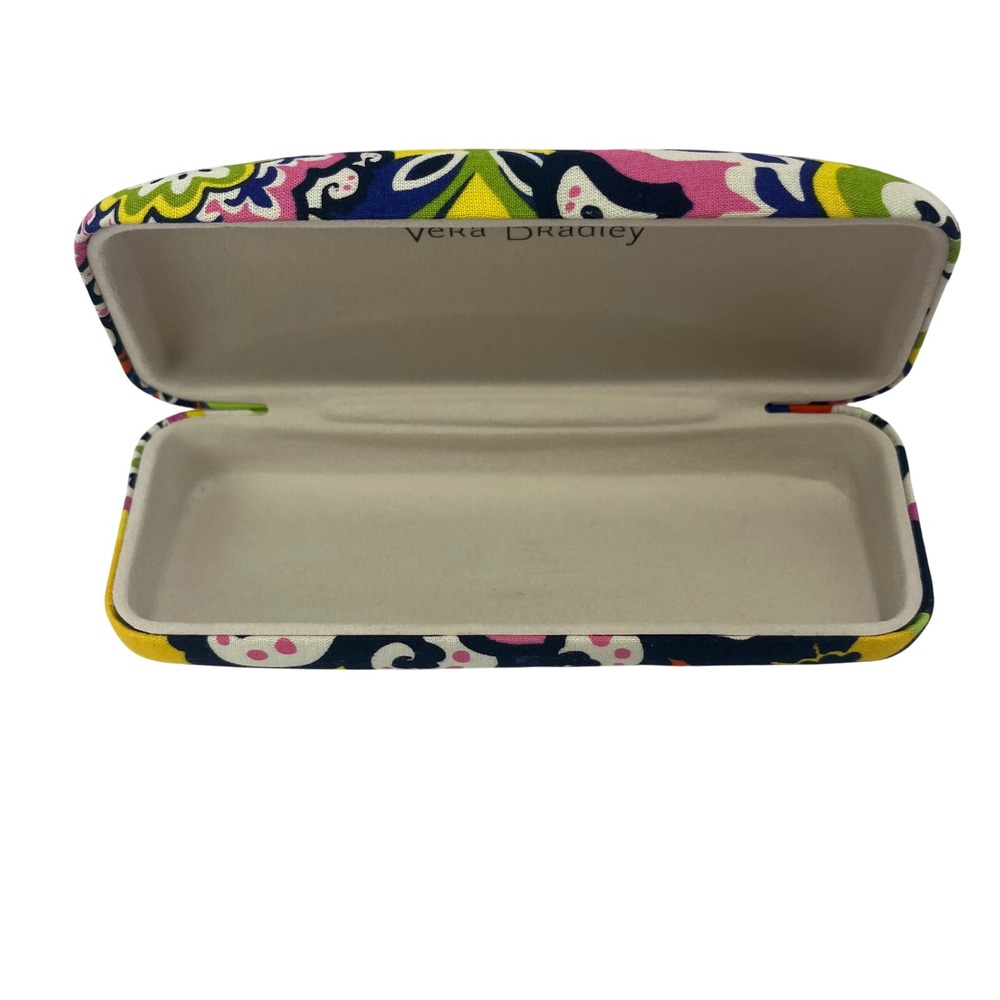 Vera Bradley Rio Floral Hard Clam Shell Eyeglass Sunglass Case Retired - Picture 4 of 4